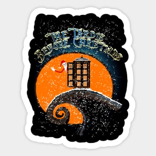 TARDIS CHRISTMAS Sticker